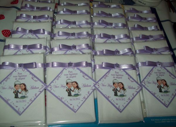 Lencinhos decorados 100 unidades