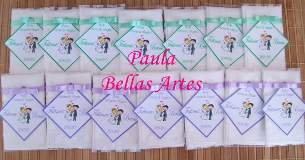Lencinhos decorados 100 unidades